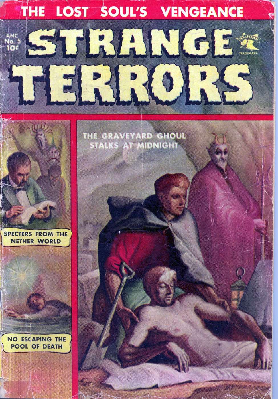 Comic Book Cover For Strange Terrors 5