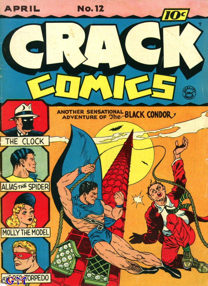 Book Cover For Crack Comics 12