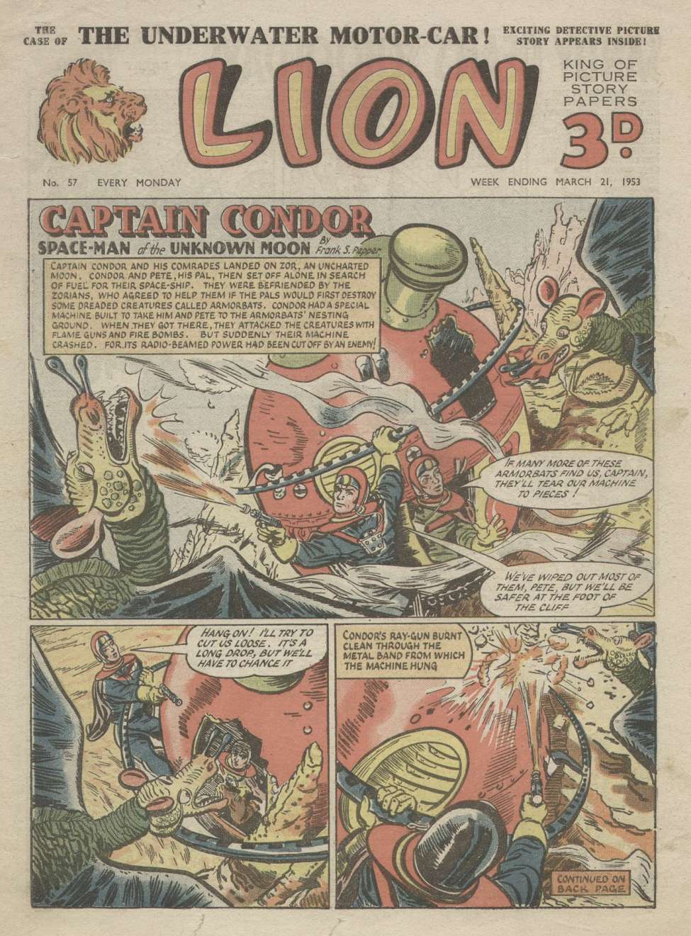 Comic Book Cover For Lion 57