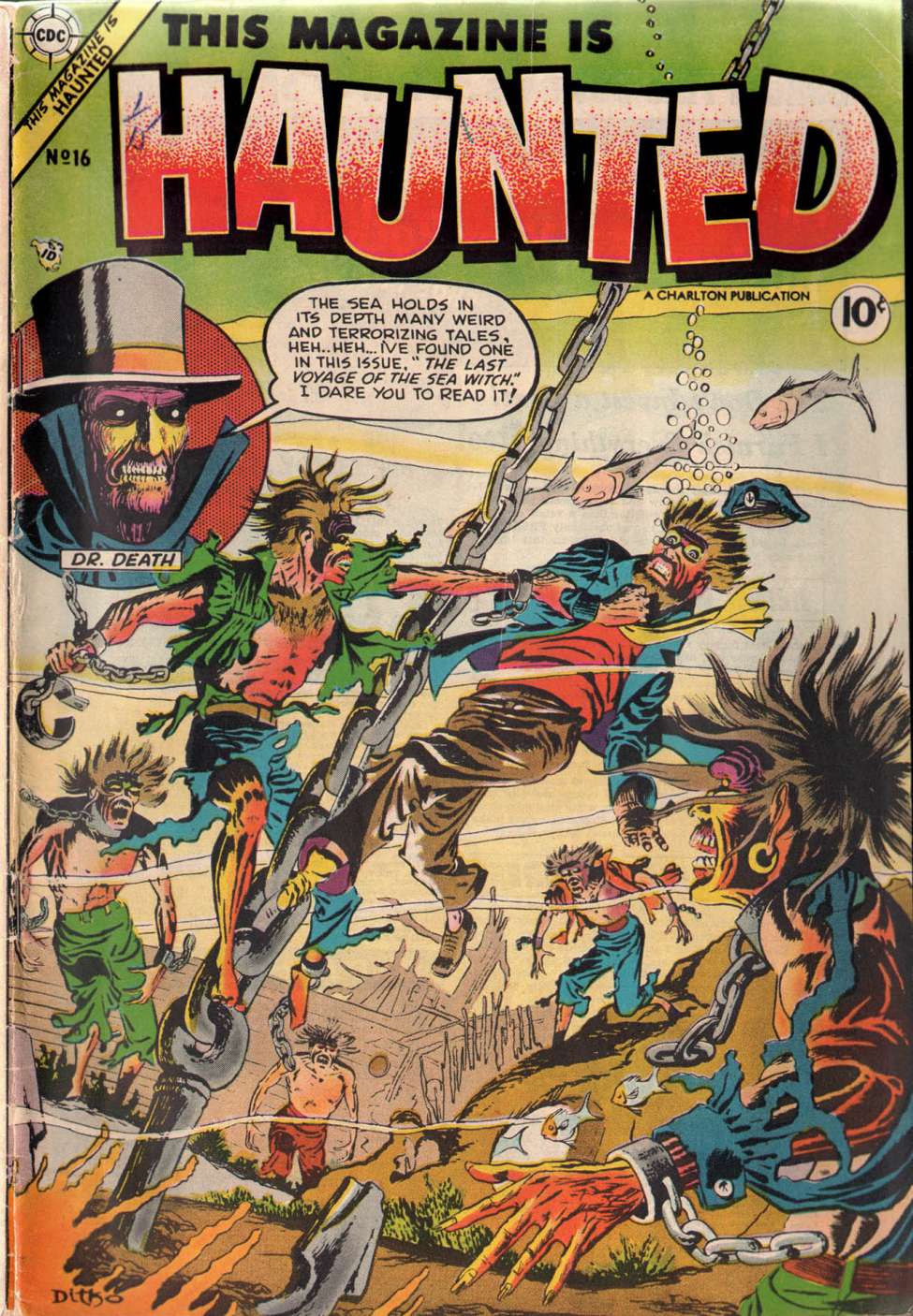 Comic Book Cover For This Magazine Is Haunted v1 16 - Version 1