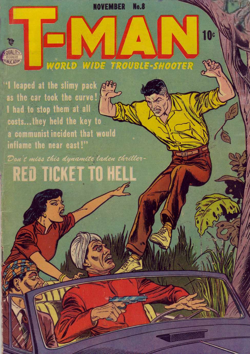 Comic Book Cover For T-Man 8