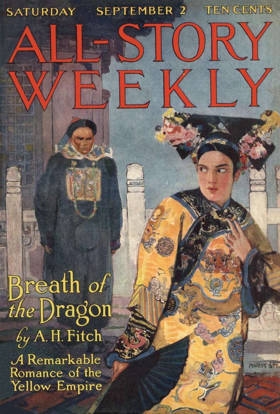 Book Cover For All-Story Weekly v62 1
