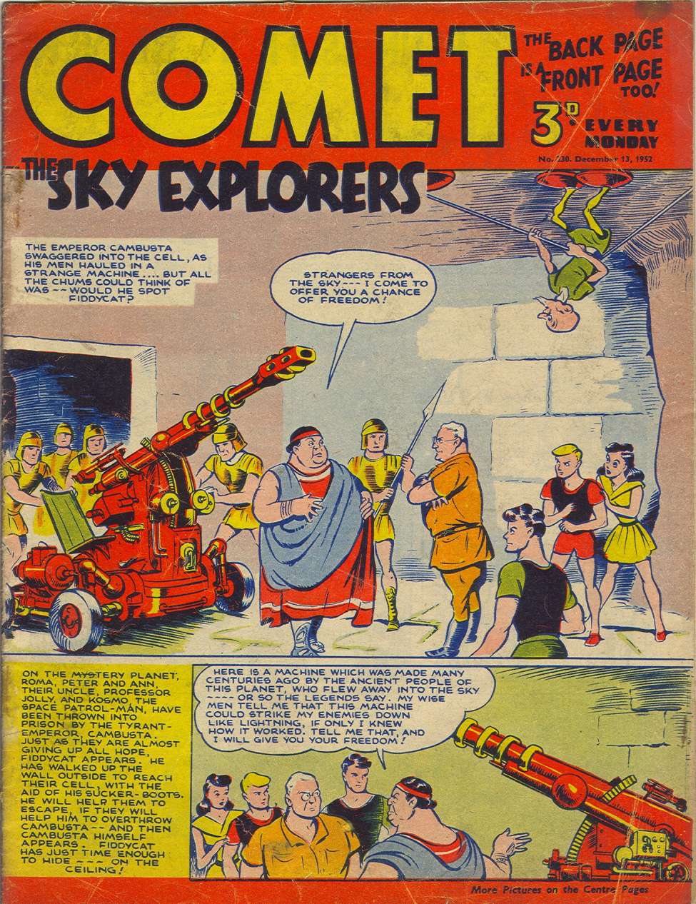 Comic Book Cover For The Comet 230