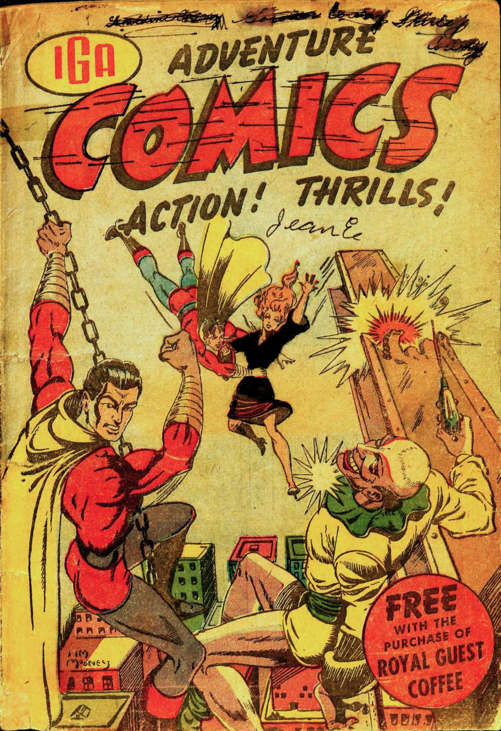 Book Cover For IGA Adventure Comics