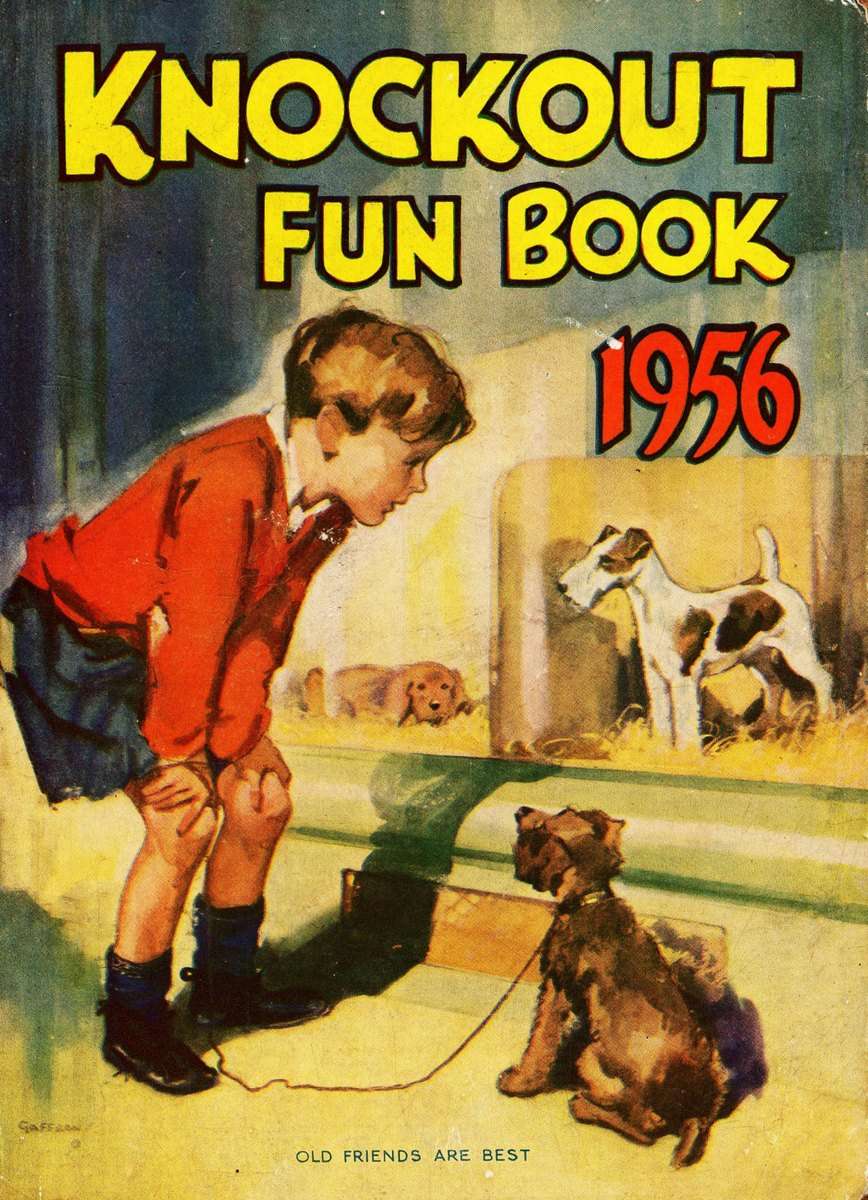 Comic Book Cover For Knockout Fun Book 1956