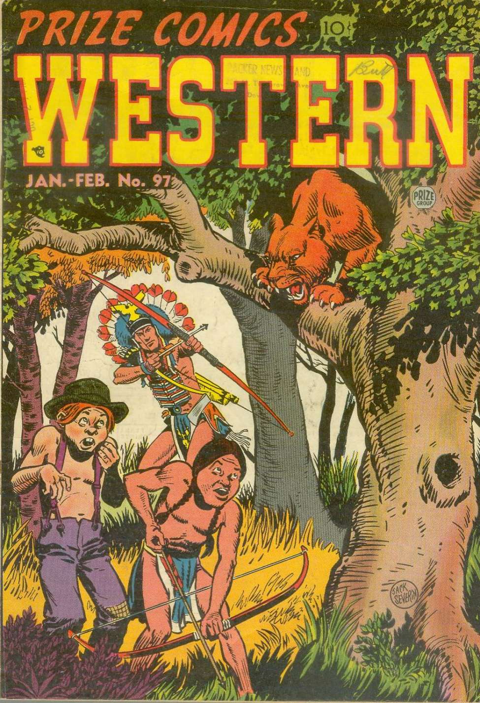 Book Cover For Prize Comics Western 97
