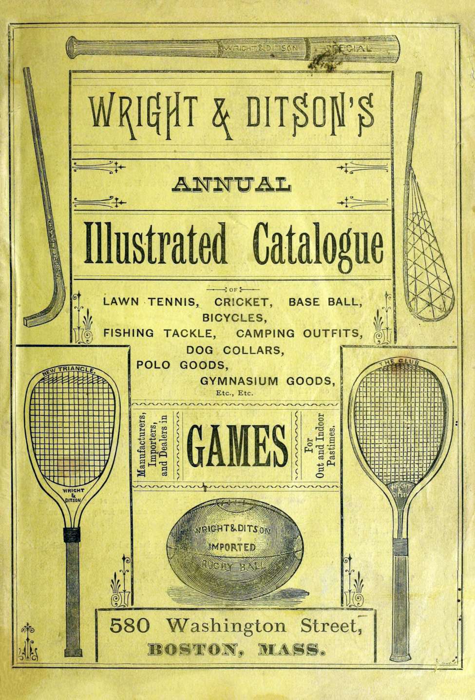 Comic Book Cover For Wright and Ditsons Annual Illustrated Catalogue