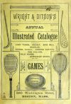 Cover For Wright and Ditsons Annual Illustrated Catalogue