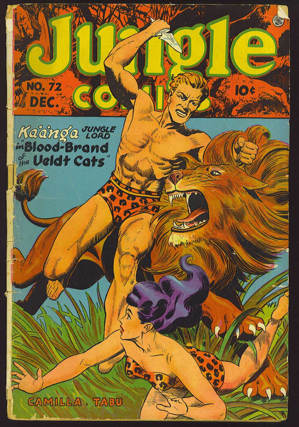 Book Cover For Jungle Comics 72