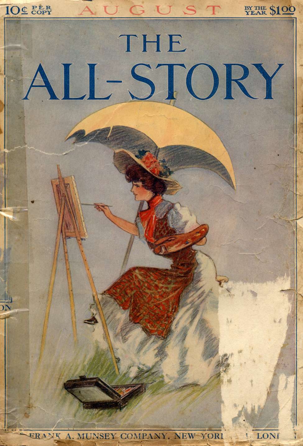 Book Cover For All-Story Magazine v14 4