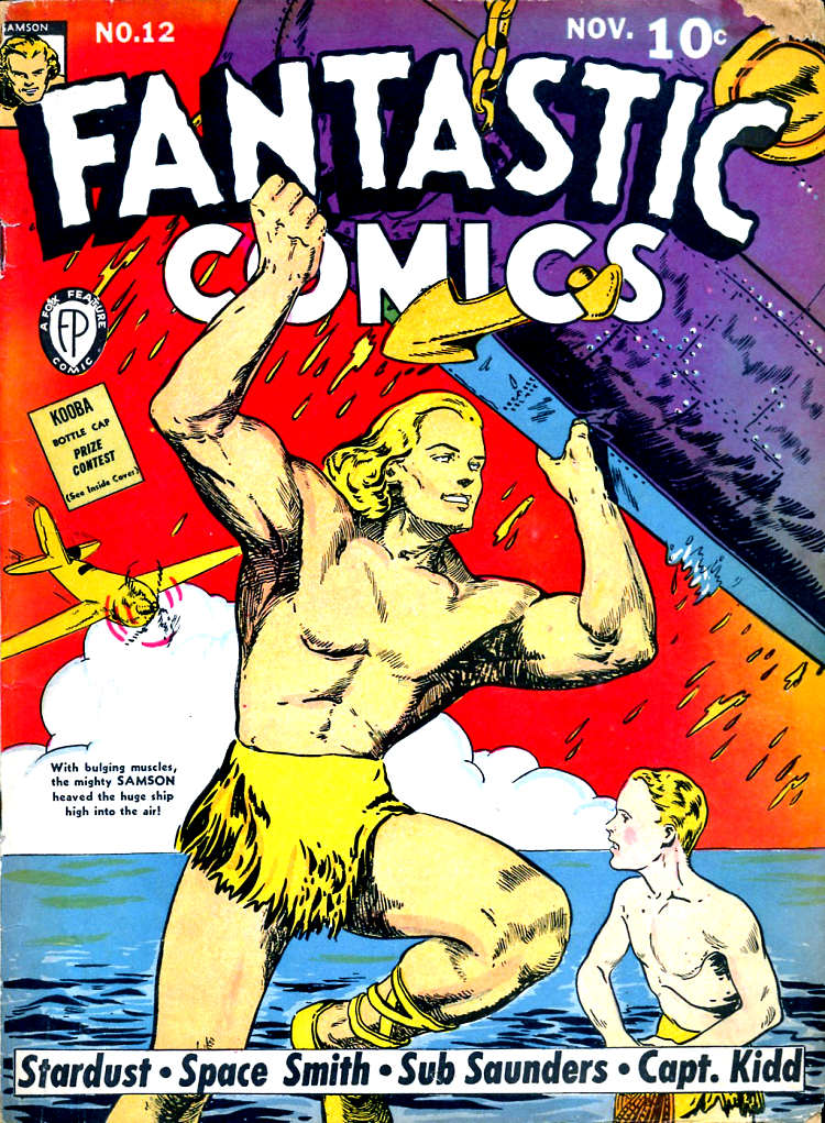 Comic Book Cover For Fantastic Comics 12 - Version 1