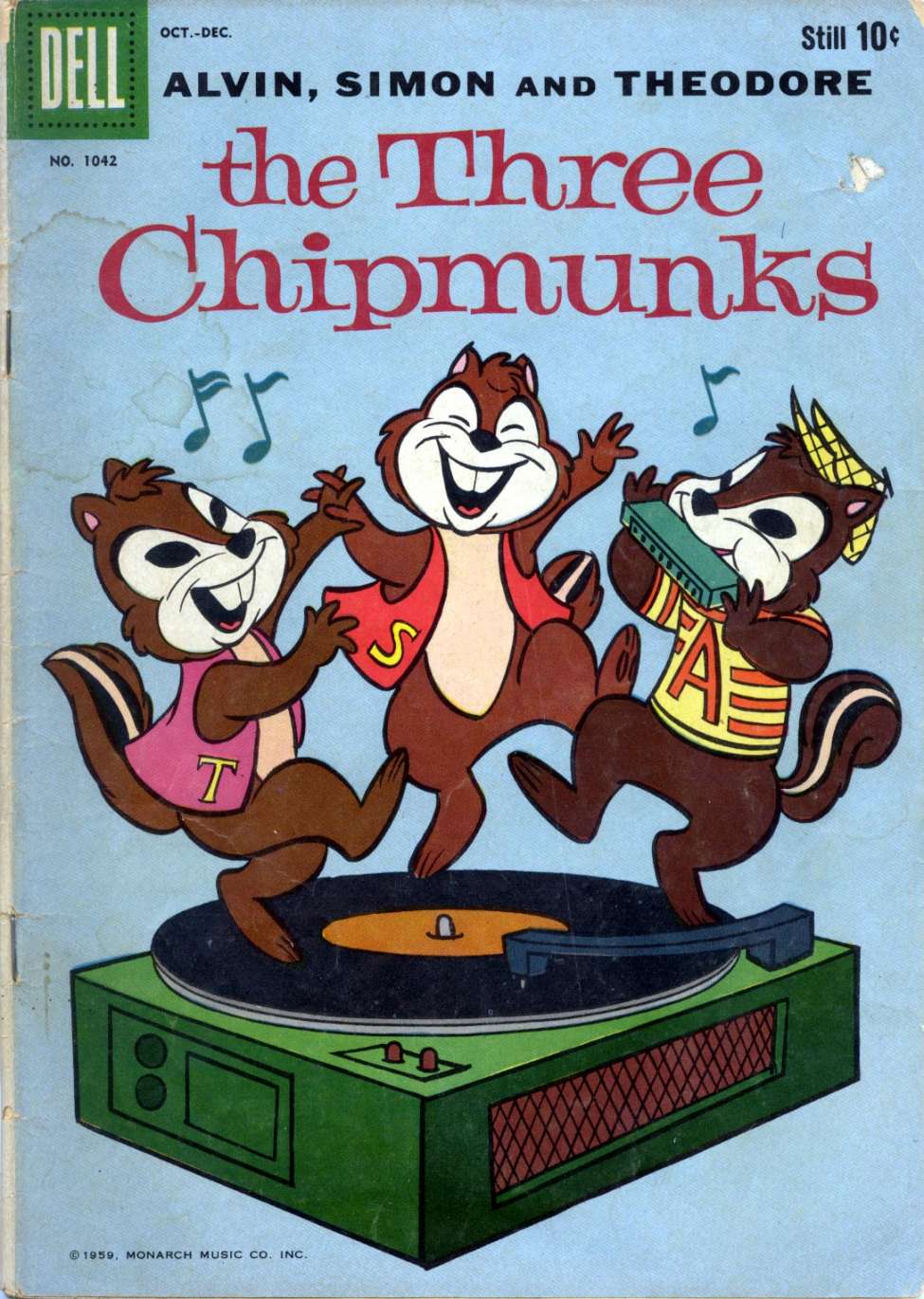 Book Cover For 1042 - The Three Chipmunks