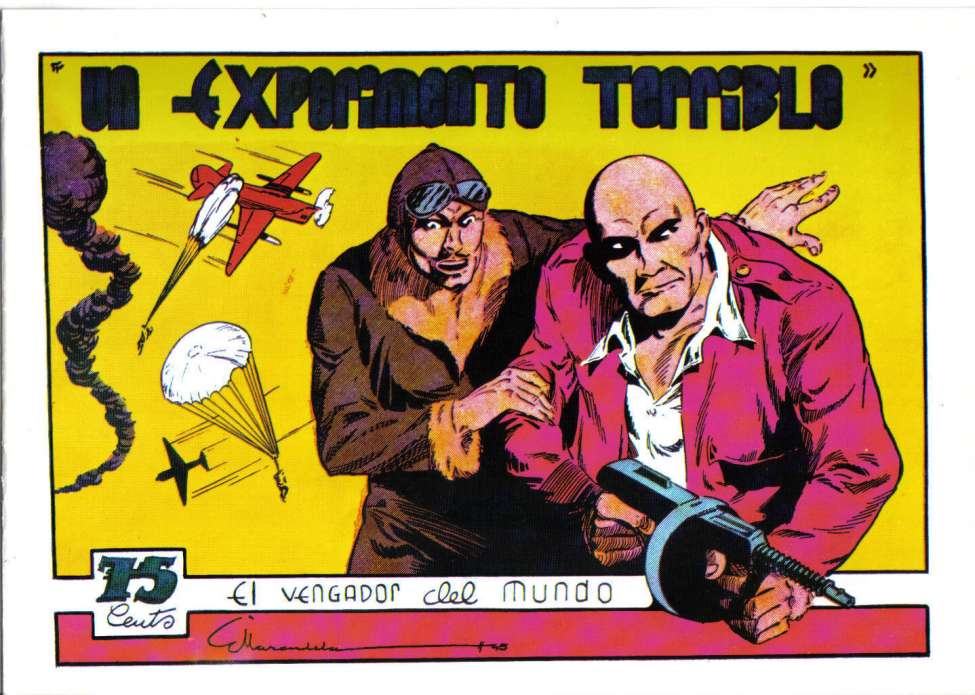 Comic Book Cover For El Vengador del Mundo 9 - Un experimento terrible