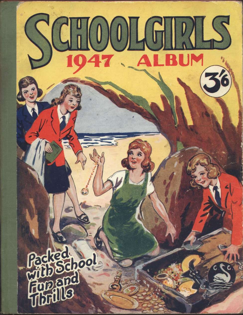 Comic Book Cover For Schoolgirls Album 1947