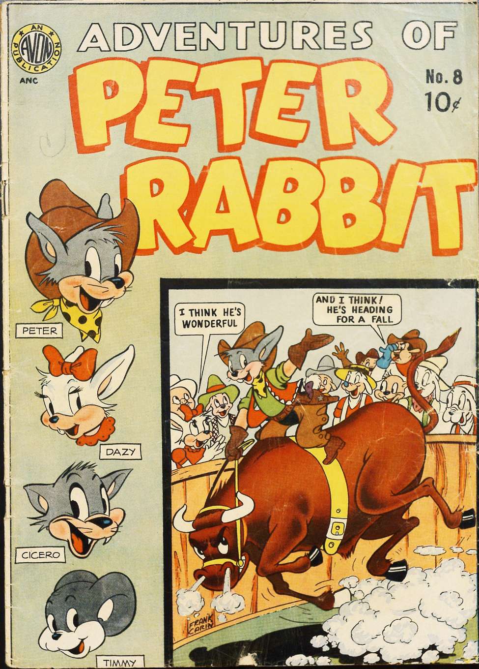 Comic Book Cover For Peter Rabbit 8