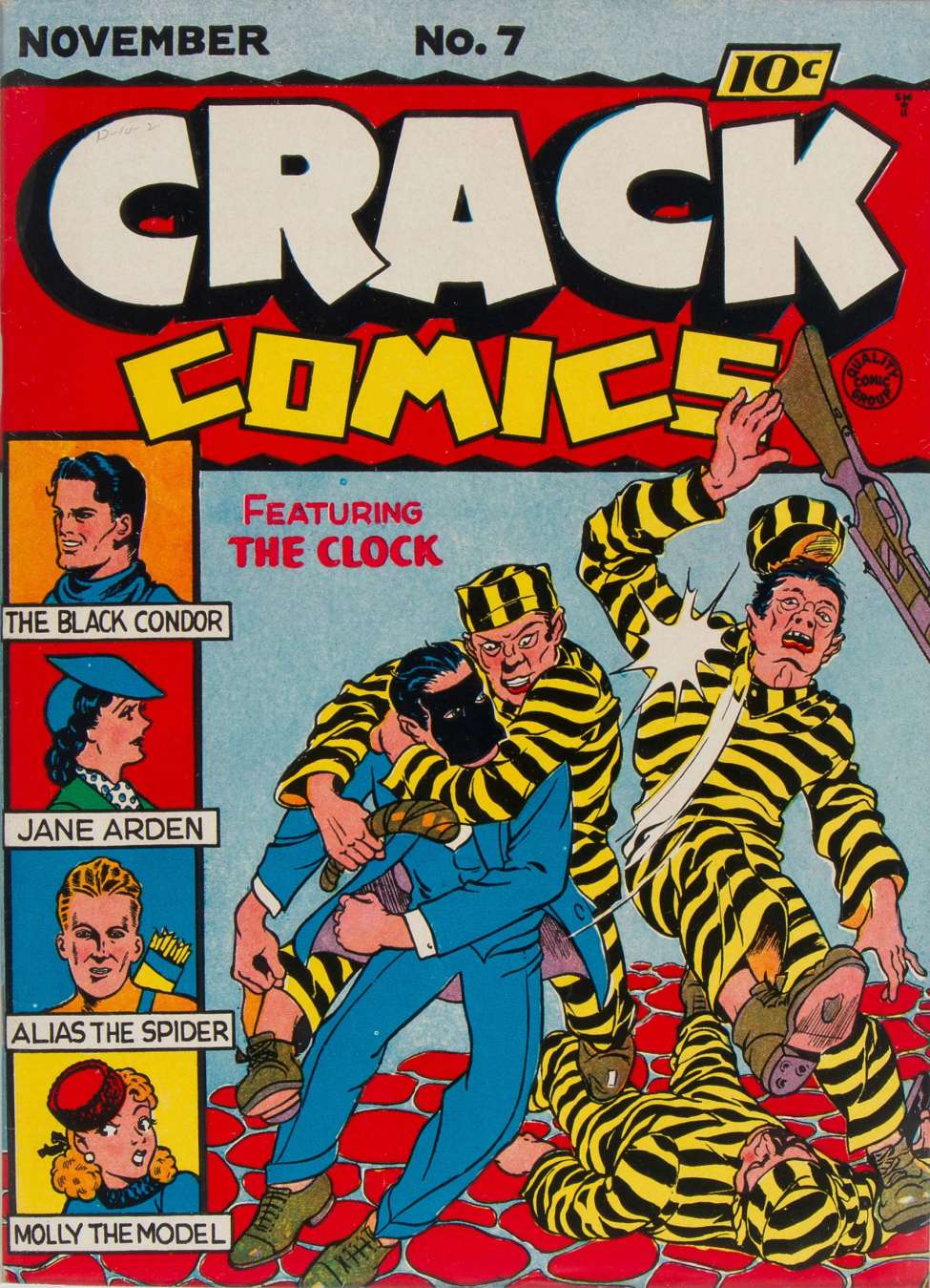 Comic Book Cover For Crack Comics 7 - Version 1
