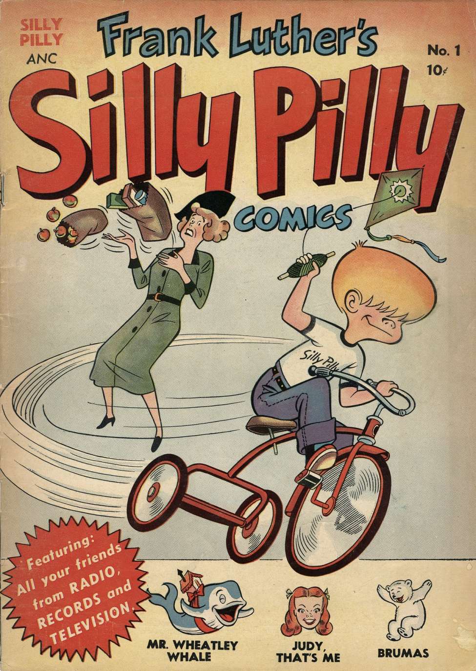 Book Cover For Frank Luther's Silly Pilly Comics 1