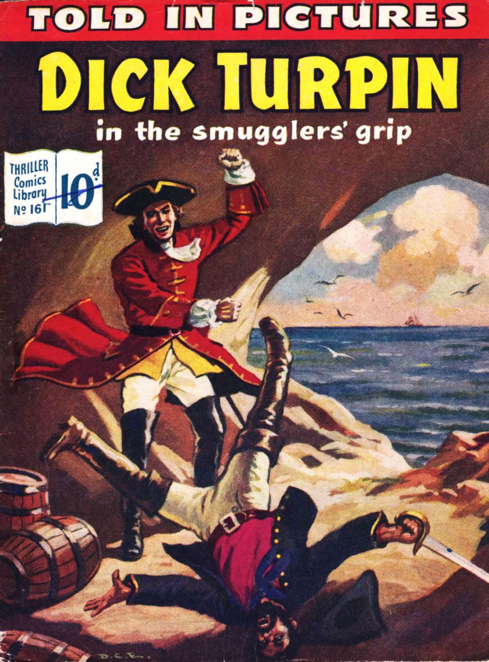 Book Cover For Thriller Comics Library 161 - The Smuggler's Grip