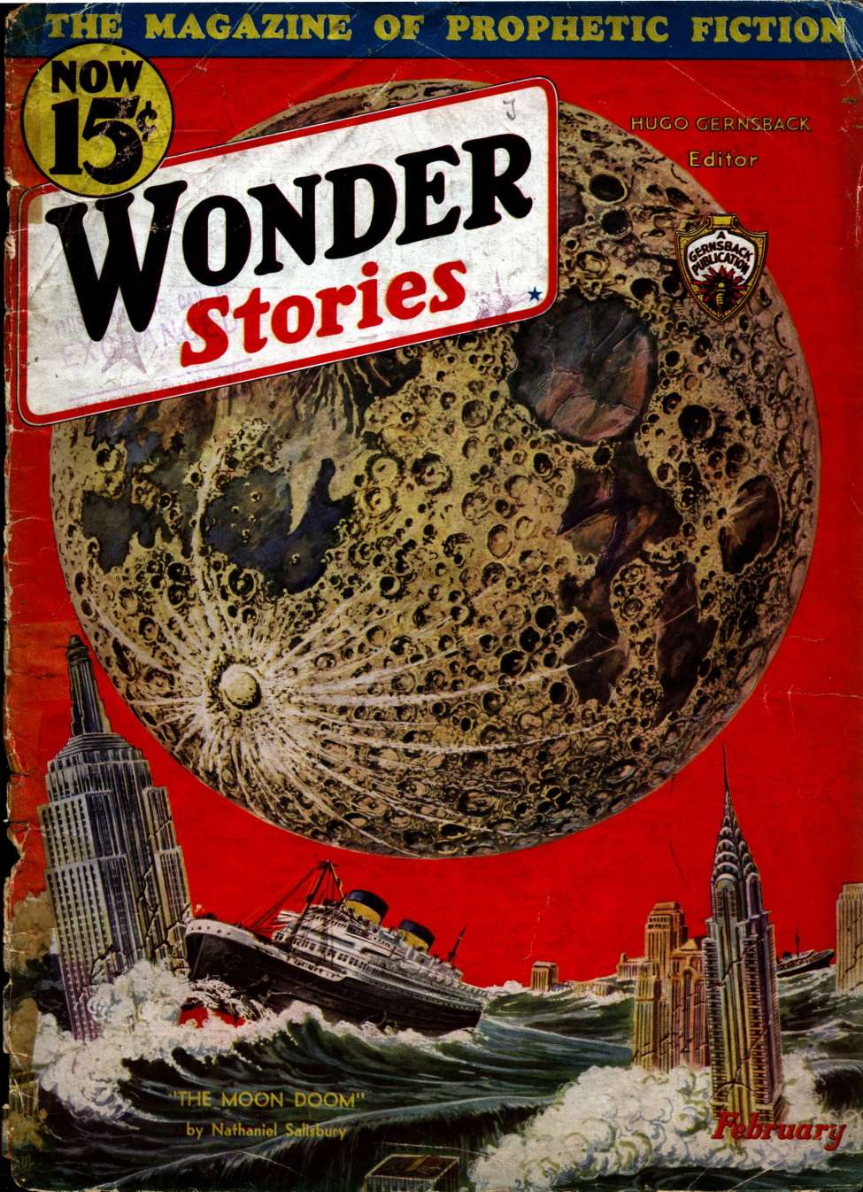 Comic Book Cover For Wonder Stories v4 9 - The Eternal Dictator - Nat Schachner