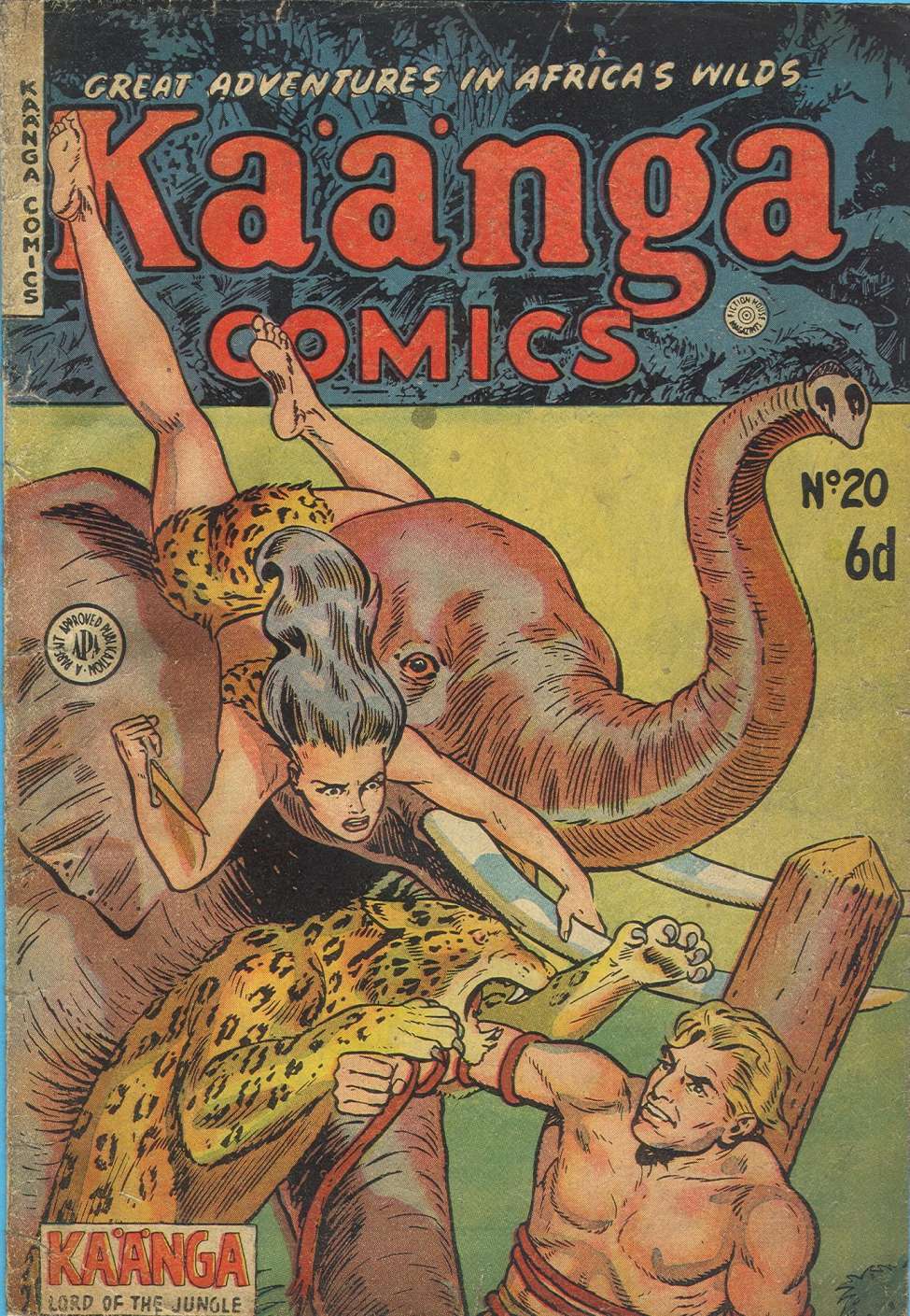 Comic Book Cover For Kaänga Comics 20