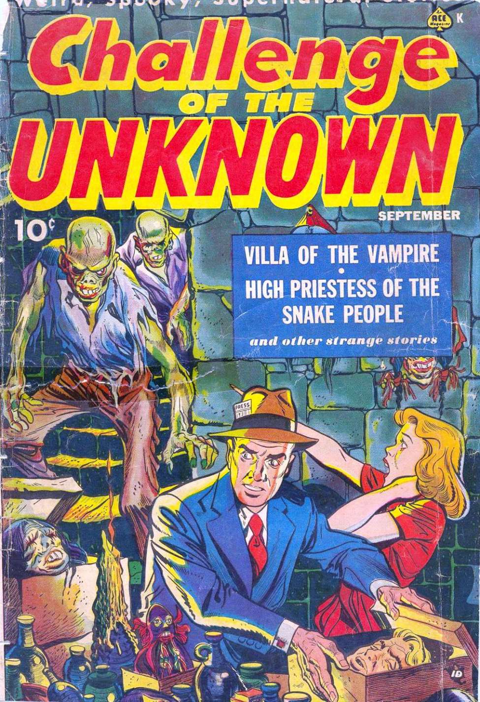 Comic Book Cover For Challenge of the Unknown 6