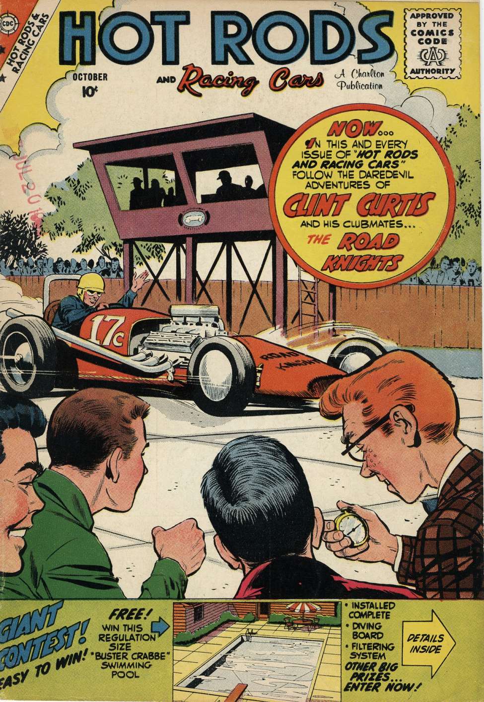 Comic Book Cover For Hot Rods and Racing Cars 42