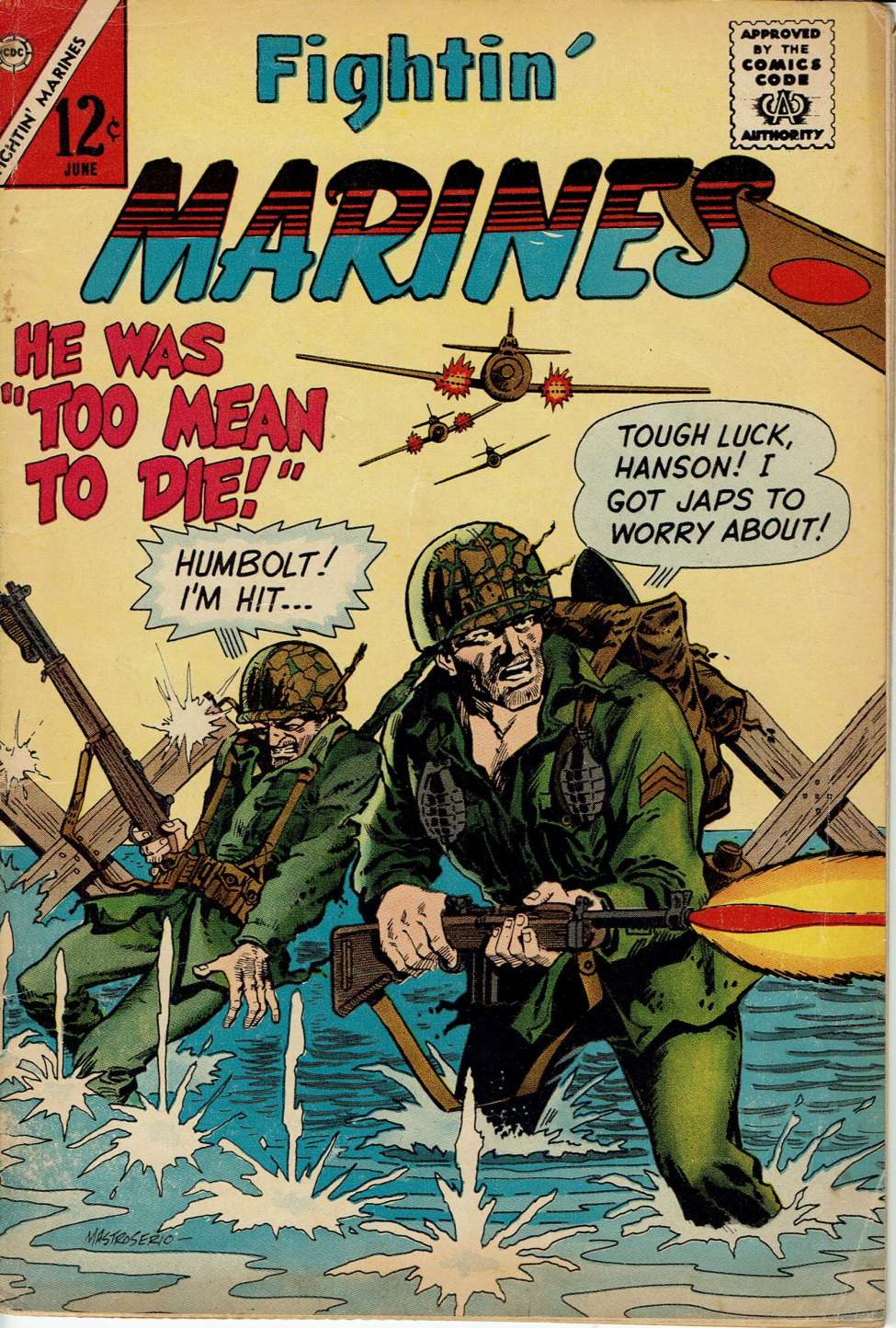 Comic Book Cover For Fightin' Marines 69