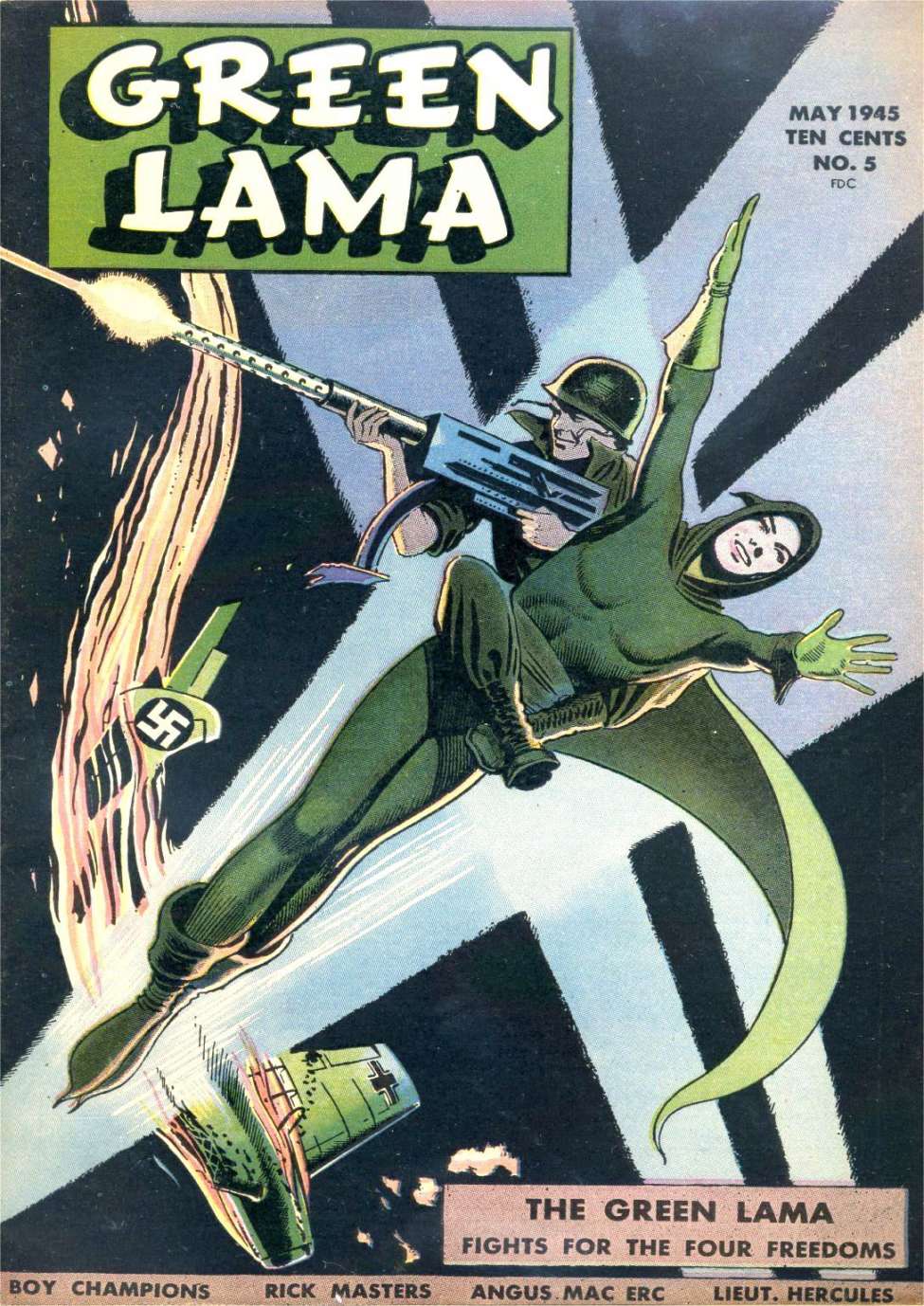 Comic Book Cover For Green Lama 5