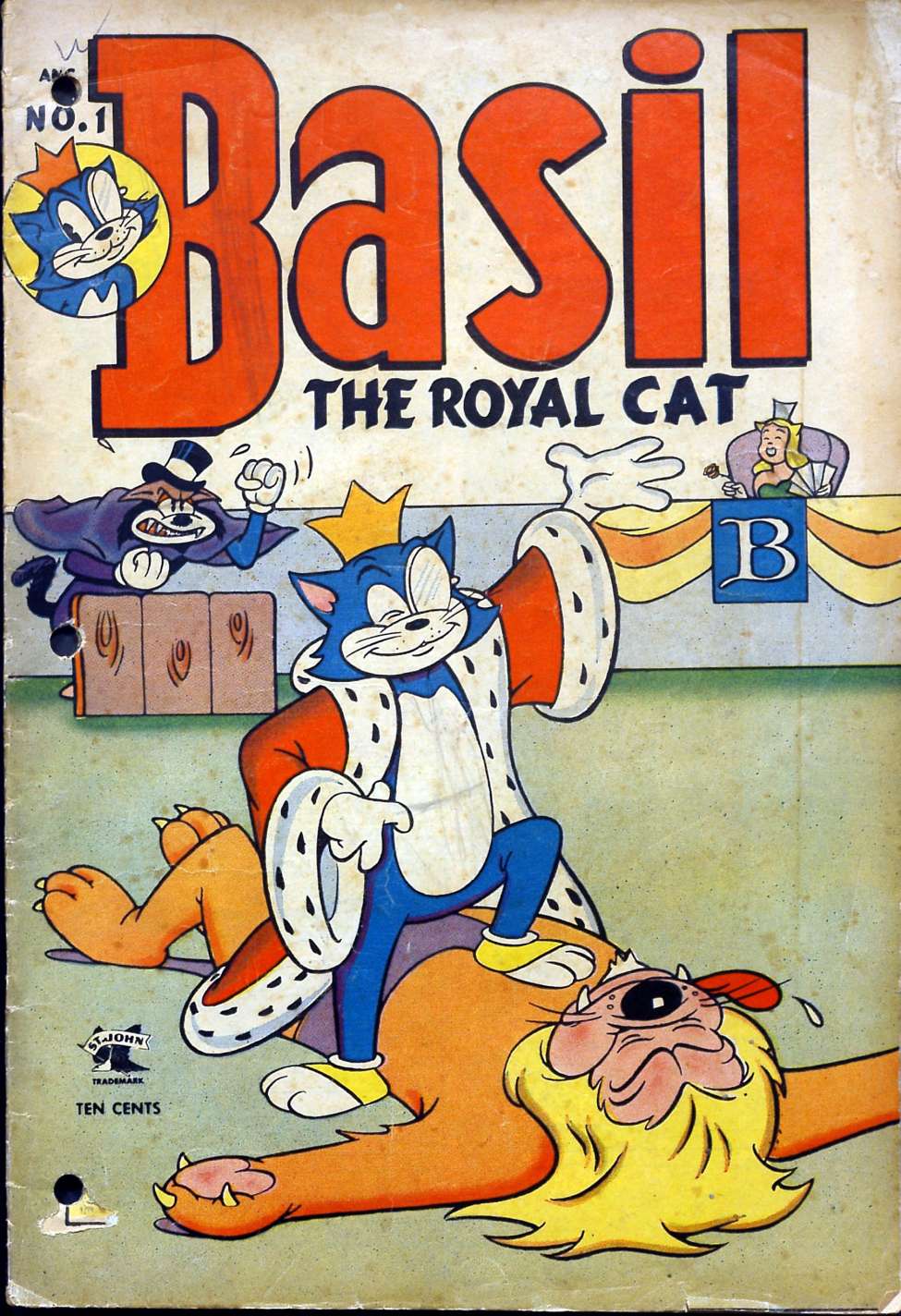 Book Cover For Basil the Royal Cat 1