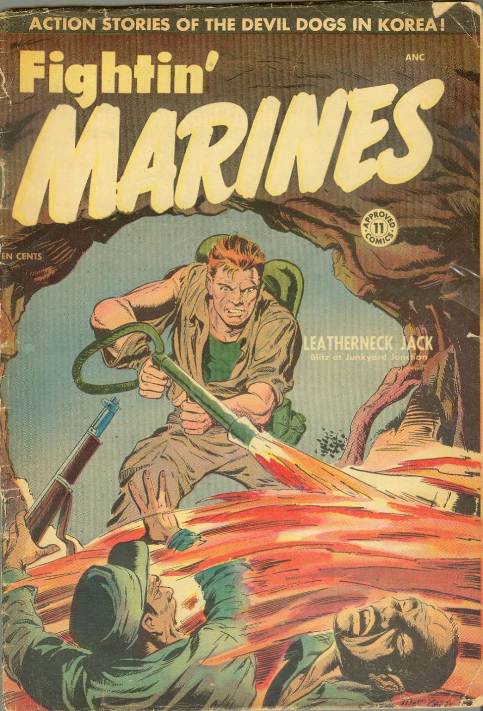 Comic Book Cover For Approved Comics 11 - Fightin' Marines