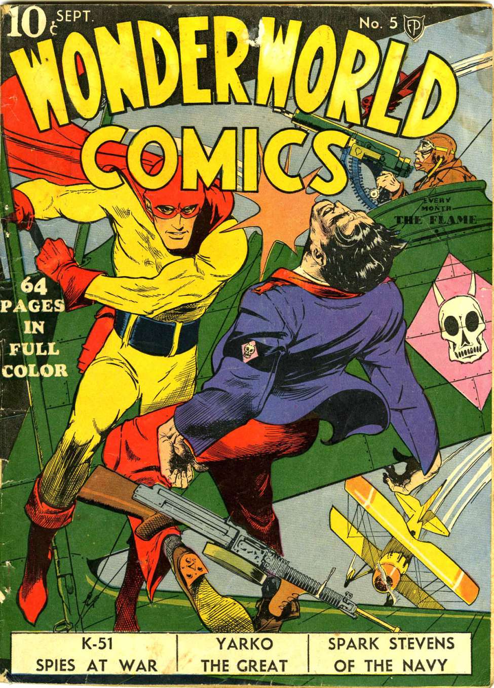 Comic Book Cover For Wonderworld Comics 5