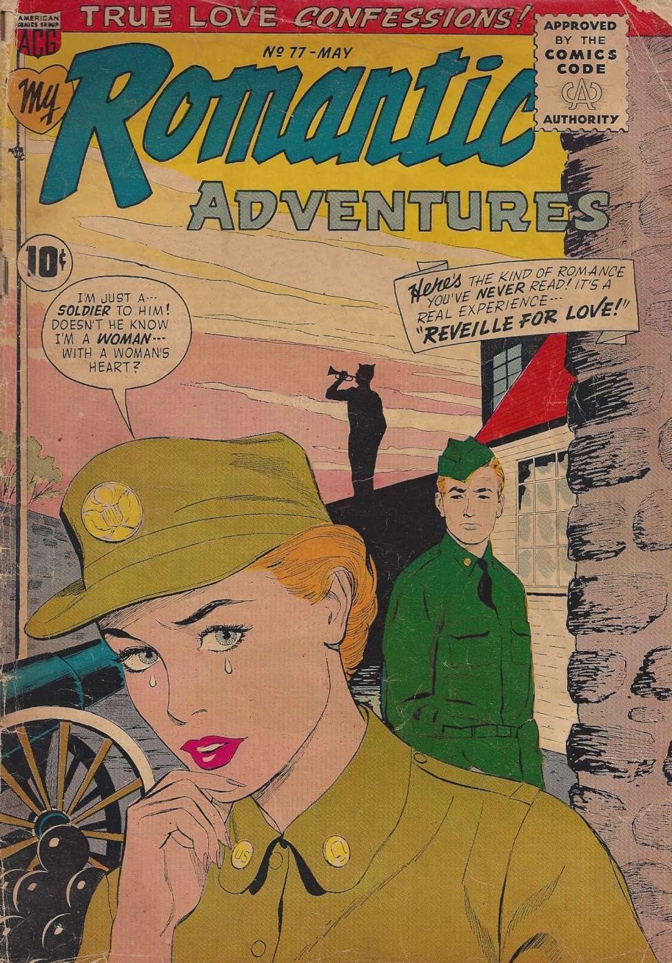 Comic Book Cover For My Romantic Adventures 77