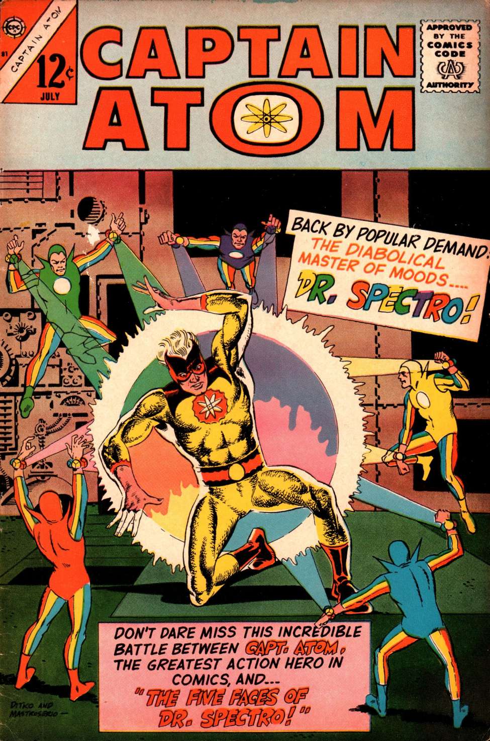 Book Cover For Captain Atom 81