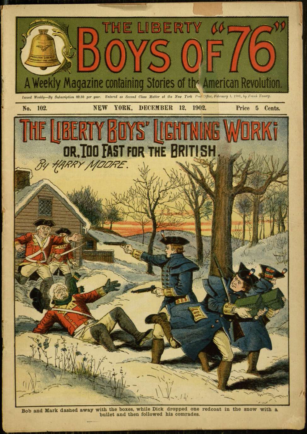 Book Cover For The Liberty Boys of 76 102 - The Liberty Boys Lightning Work