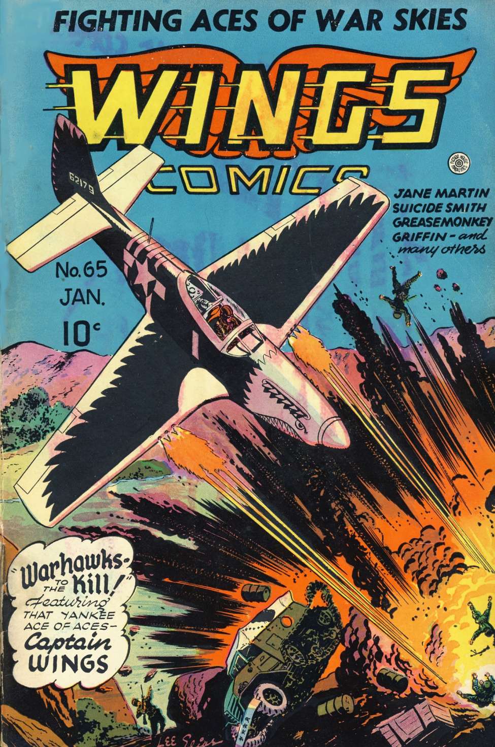 Comic Book Cover For Wings Comics 65