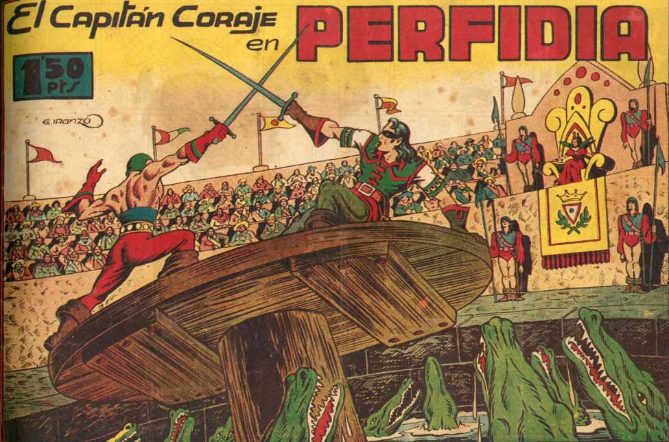 Comic Book Cover For El Capitán Coraje 9 Perfidia