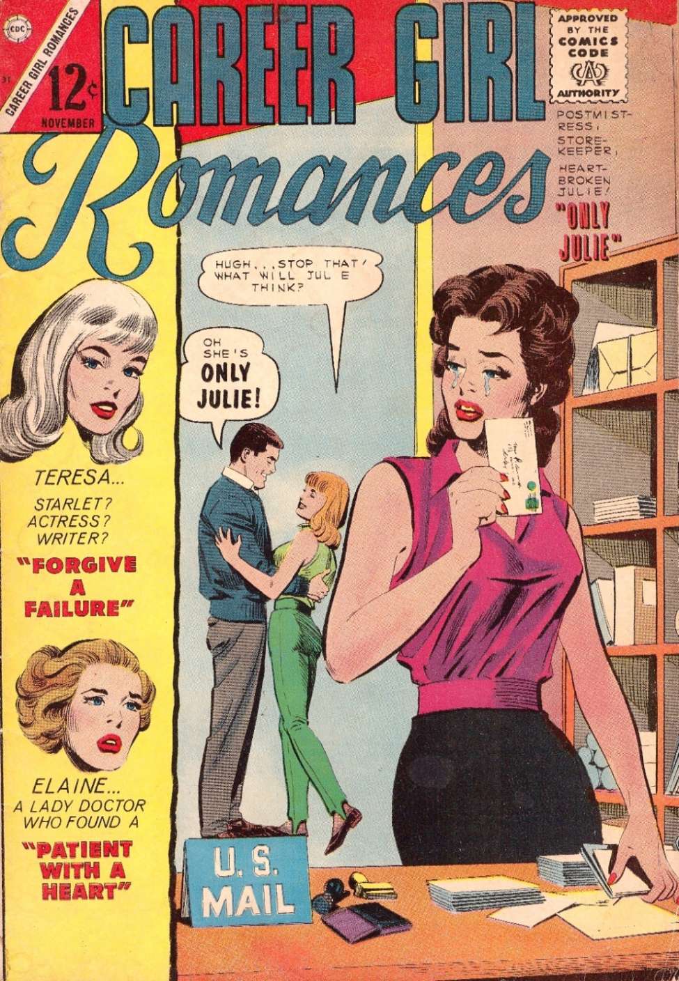 Comic Book Cover For Career Girl Romances 31