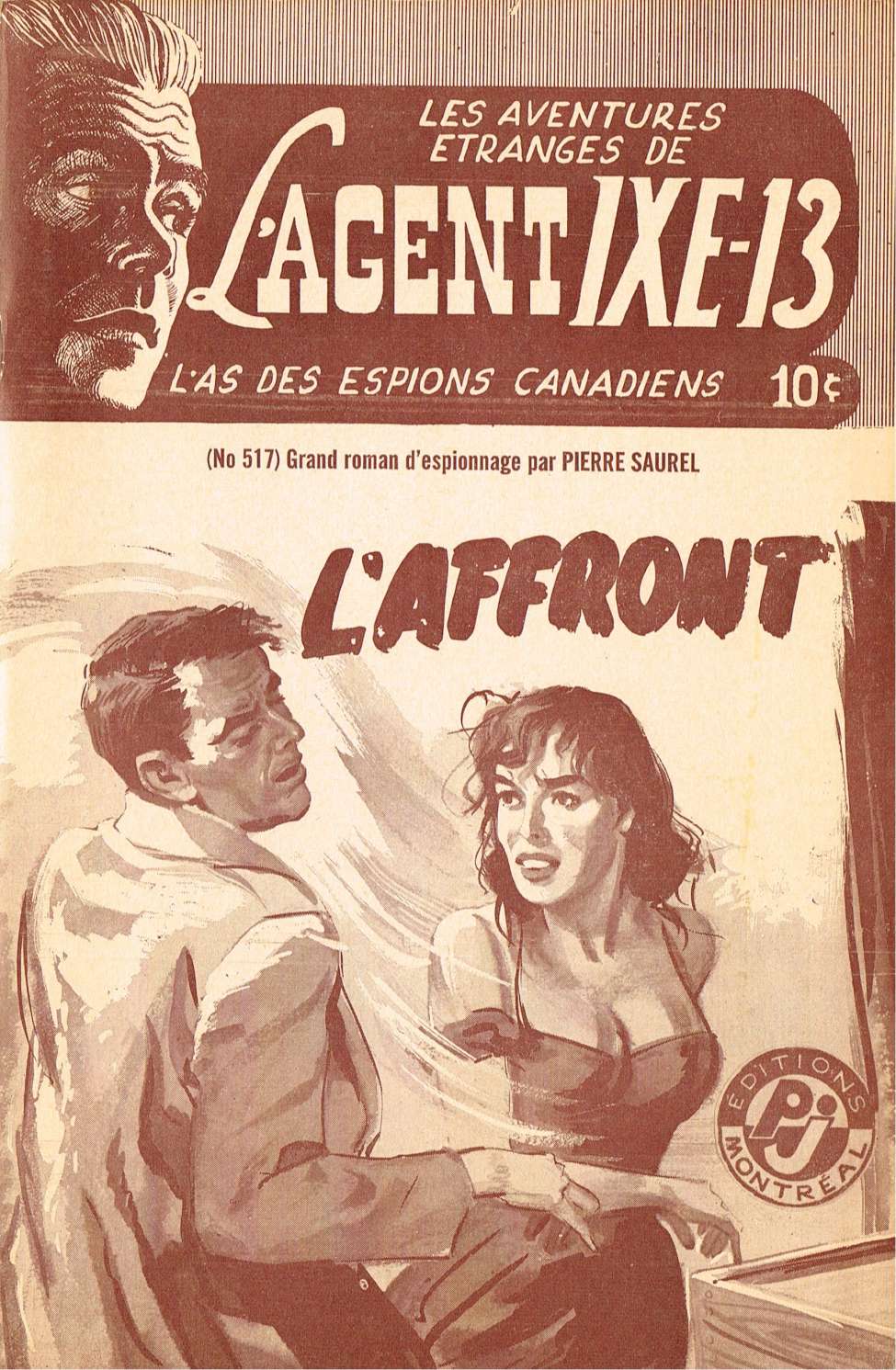 Book Cover For L'Agent IXE-13 v2 517 - L'affront