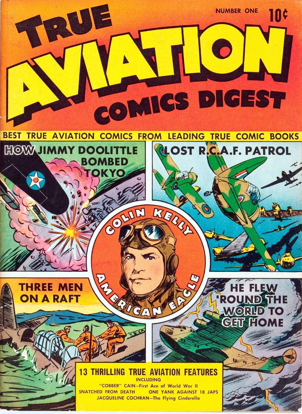 Comic Book Cover For True Aviation Comics Digest 1