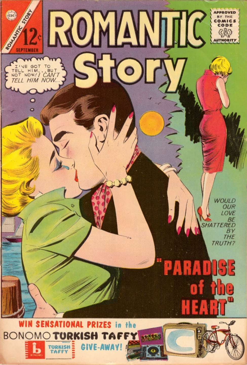 Comic Book Cover For Romantic Story 68