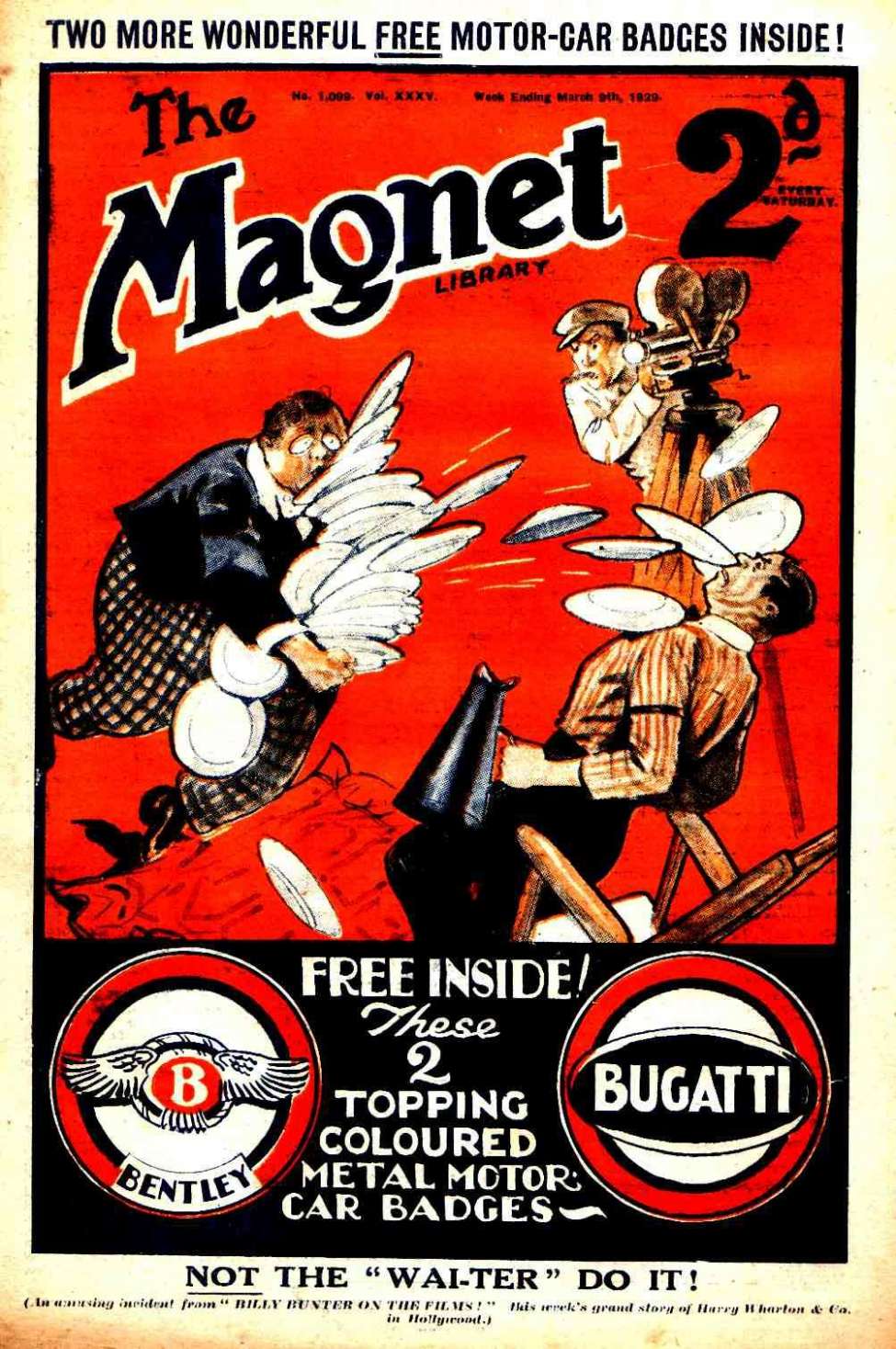 Book Cover For The Magnet 1099 - Billy Bunter on the Films