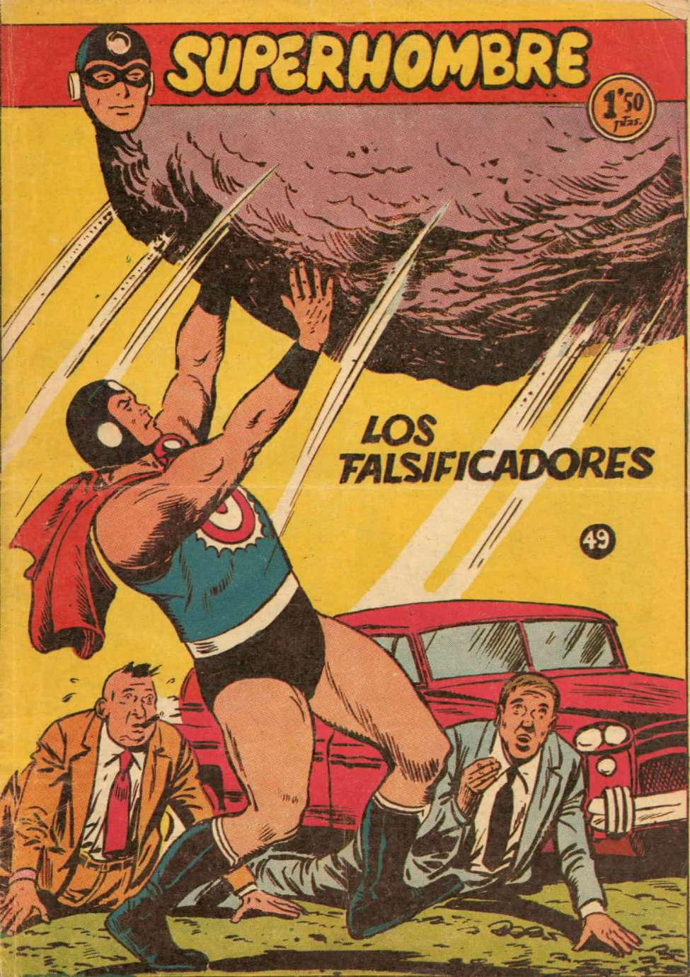 Book Cover For SuperHombre 49 Los falsificadores