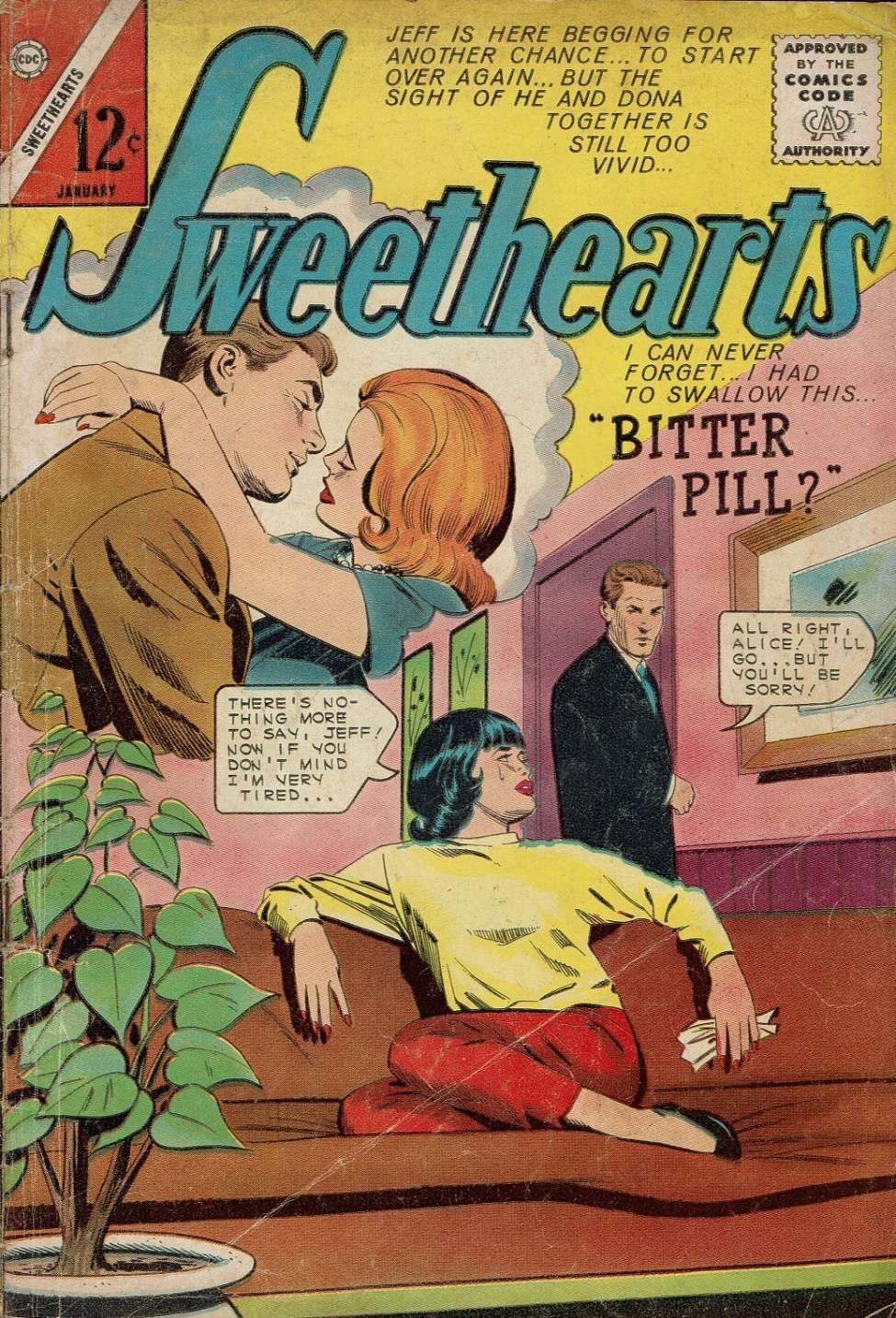 Comic Book Cover For Sweethearts 80