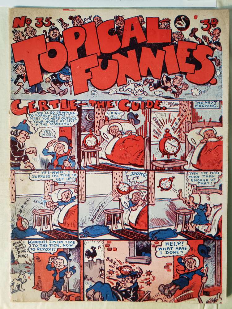 Book Cover For Topical Funnies 35