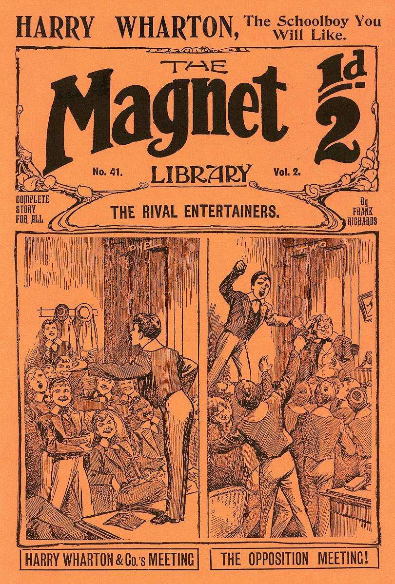 Comic Book Cover For The Magnet 41 - The Rival Entertainers