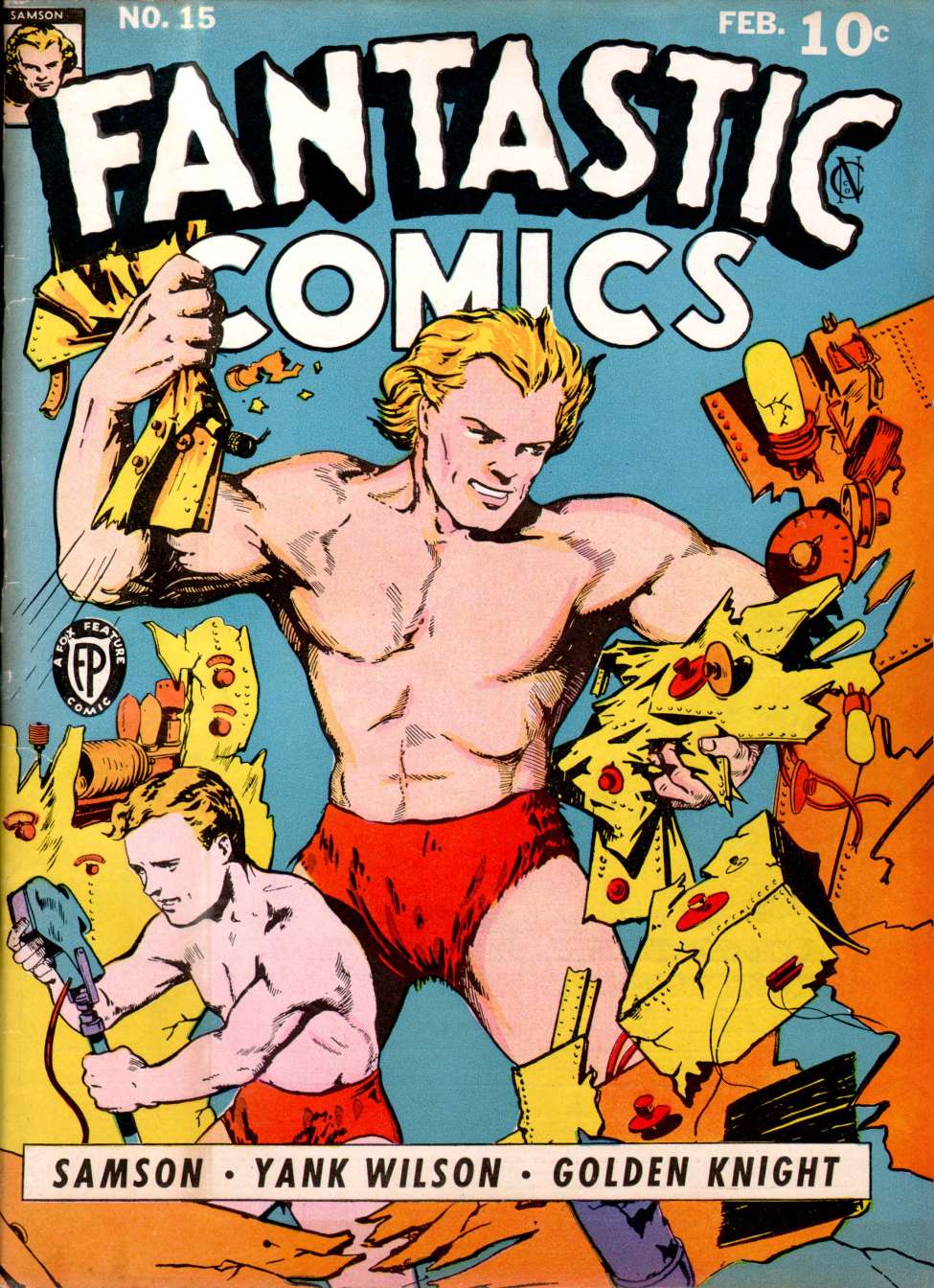 Comic Book Cover For Fantastic Comics 15 - Version 2