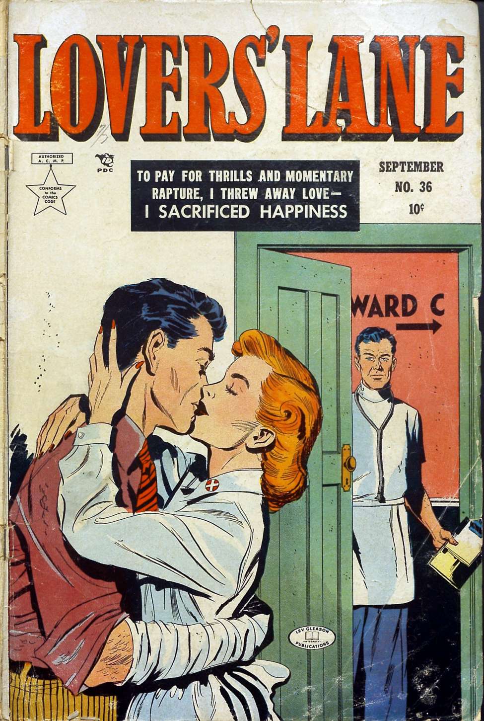 Comic Book Cover For Lovers' Lane 36