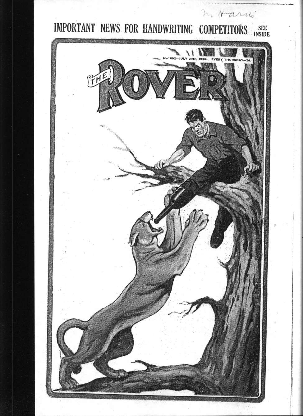 Book Cover For The Rover 692