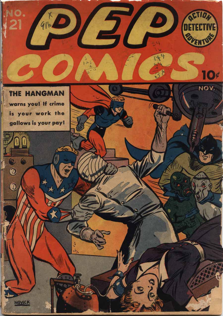 Book Cover For Pep Comics 21