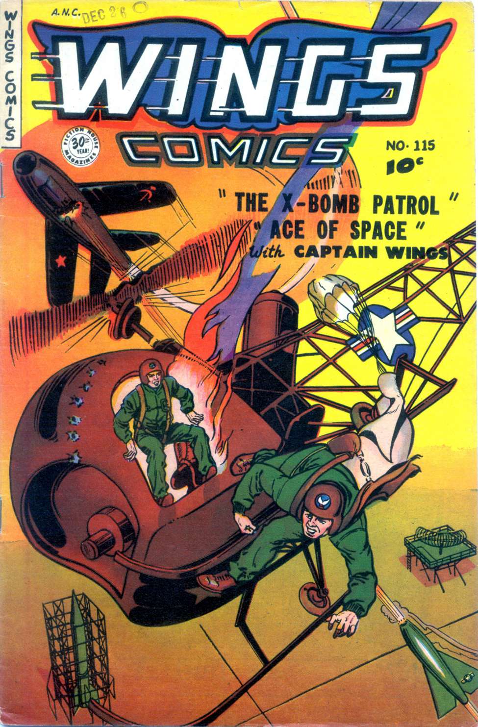 Comic Book Cover For Wings Comics 115 - Version 2